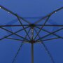 Voir la diapositive 4 : VIDAXL Parasol de jardin avec lumieres LED et mat en metal bleu azure