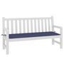 Voir la diapositive 3 : VIDAXL Coussin de banc de jardin bleu marine 150x50x3 cm tissu oxford
