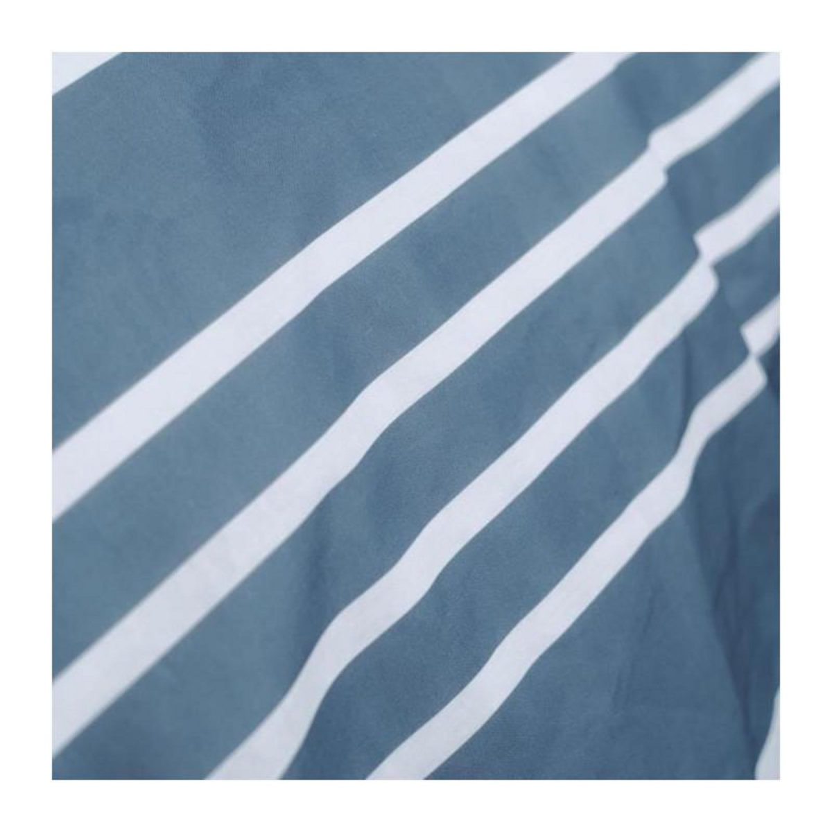 Today Housse de couette 2 personnes -TODAY - 240x200 cm - 100% Coton - Bleu et Blanc