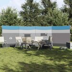 VIDAXL Brise vent de camping bleu 510x153 cm imperméable