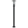Voir la diapositive 2 : VIDAXL Lampadaire d'exterieur noir 100 cm acier inoxydable
