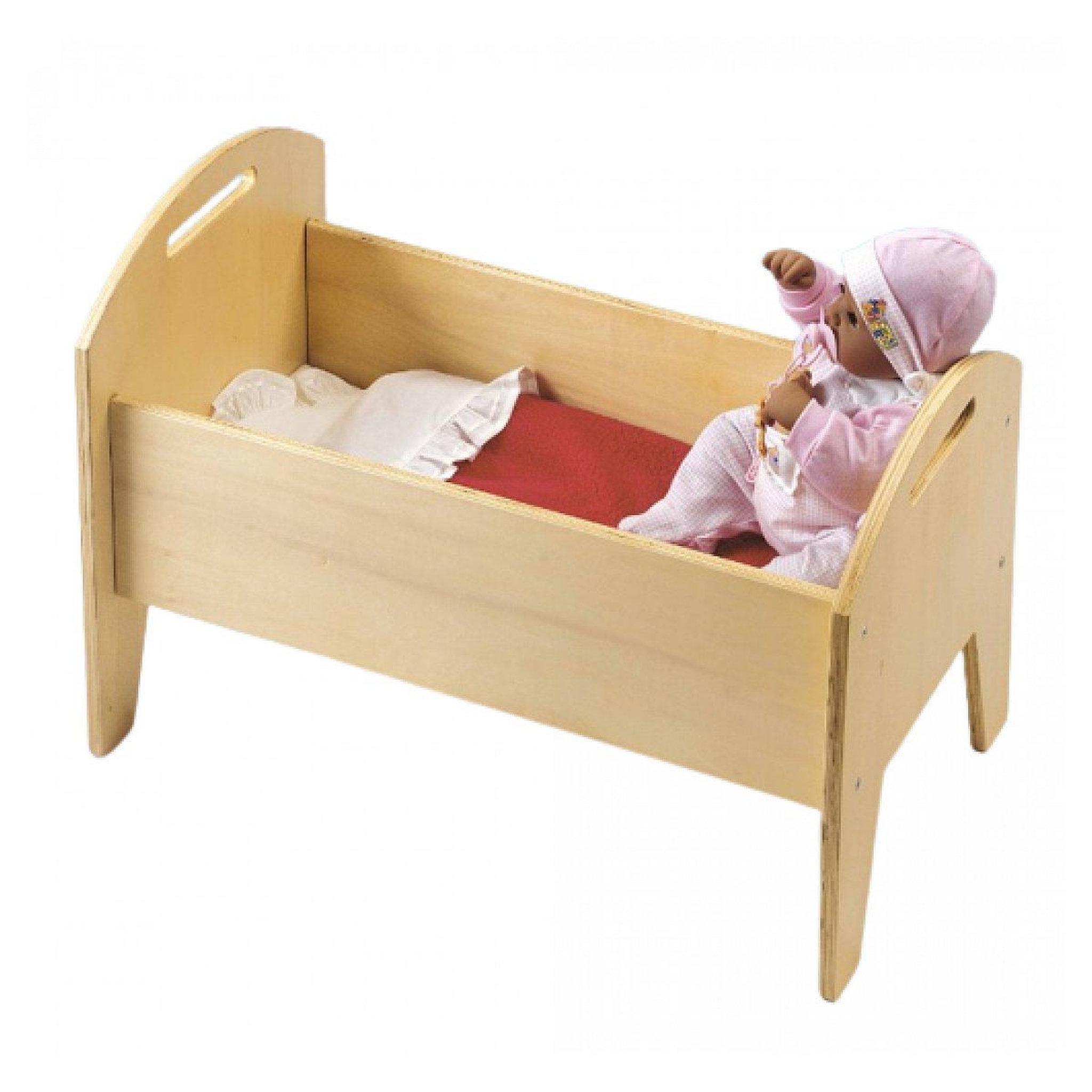 EDUCO Mobilier poupées, lit berceau en bois - jeu montessori