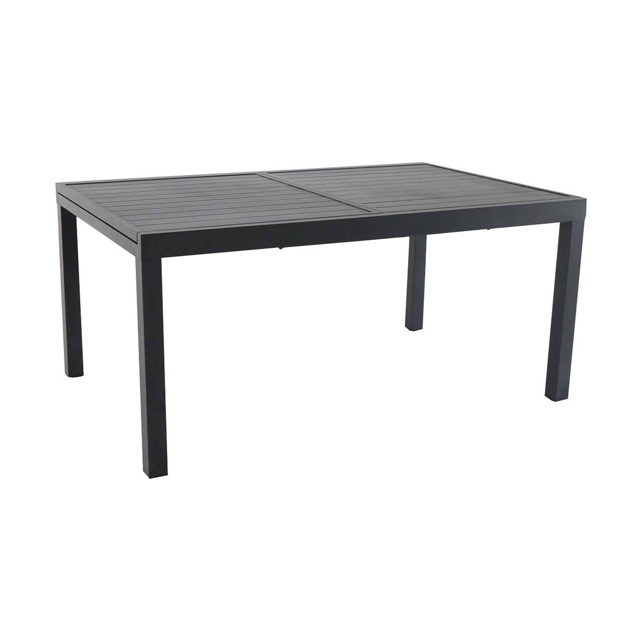 Voir la diapositive 1 : CREADOR Table de jardin 160/240x100x75cm aluminium gris anthracite VITTAL