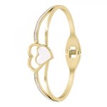 SC BOHEME Bracelet coeurs par SC Bohème orné de Cristaux scintillants