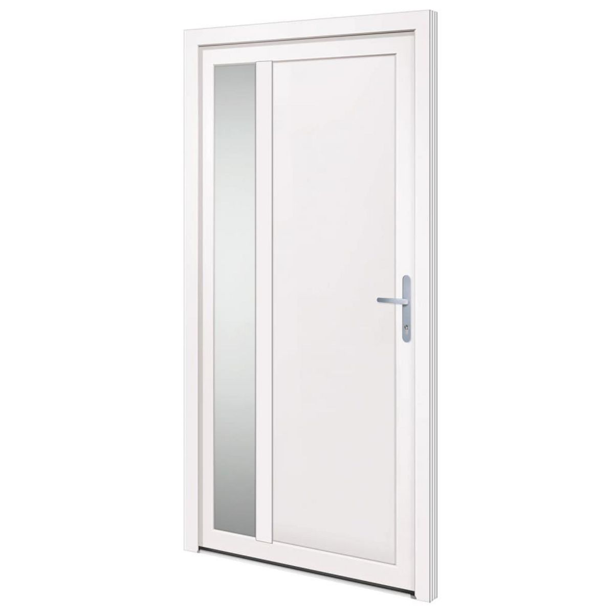 VIDAXL Porte d'entree Blanc 108x208 cm PVC