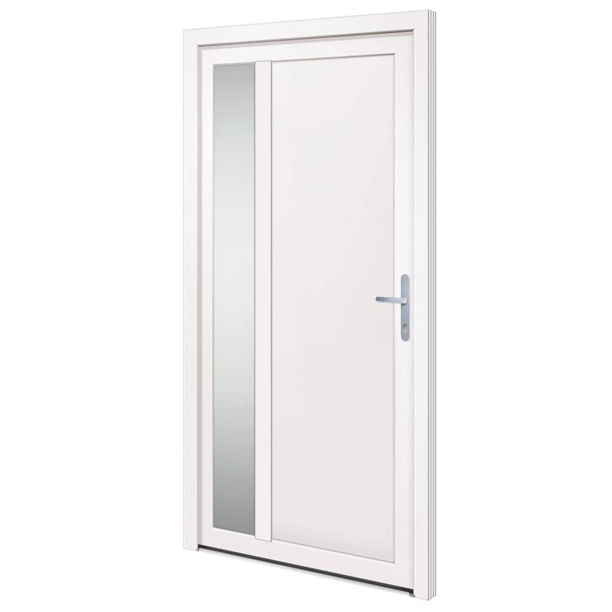VIDAXL Porte d'entree Blanc 108x208 cm PVC
