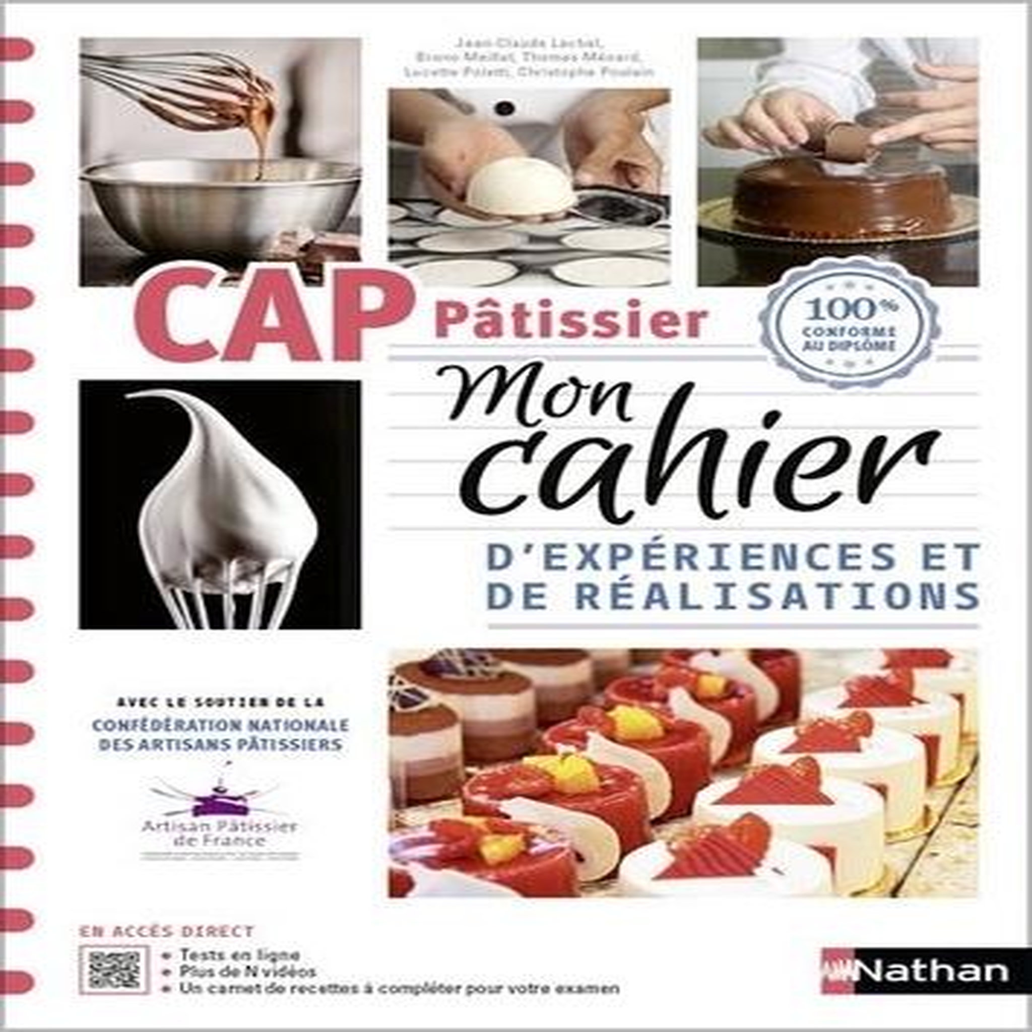 CAP PATISSIER 1RE ET 2E ANNEES. CAHIER, EDITION 2022, Lachal Jean-Claude