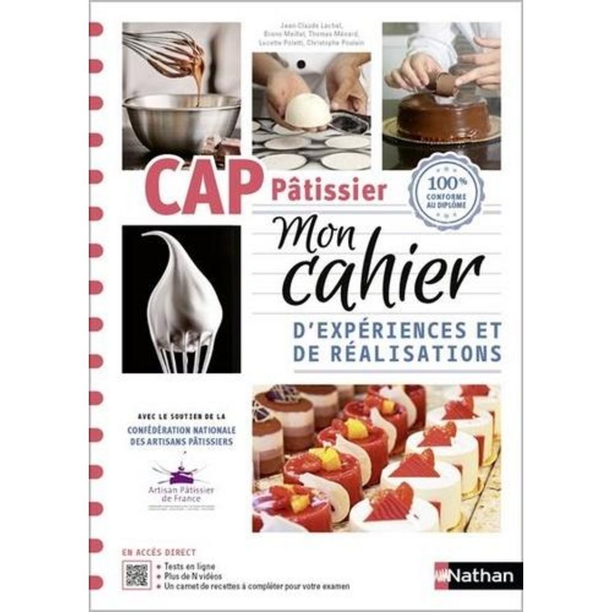 CAP PATISSIER 1RE ET 2E ANNEES. CAHIER, EDITION 2022, Lachal Jean-Claude