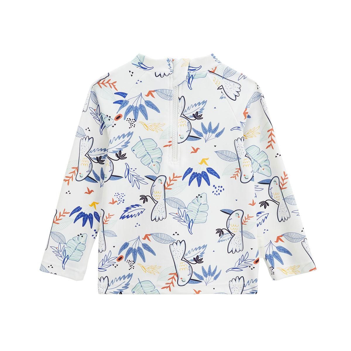 Petit Béguin Maillot de bain bébé 2 pièces t-shirt de protection UV & boxer Mexico