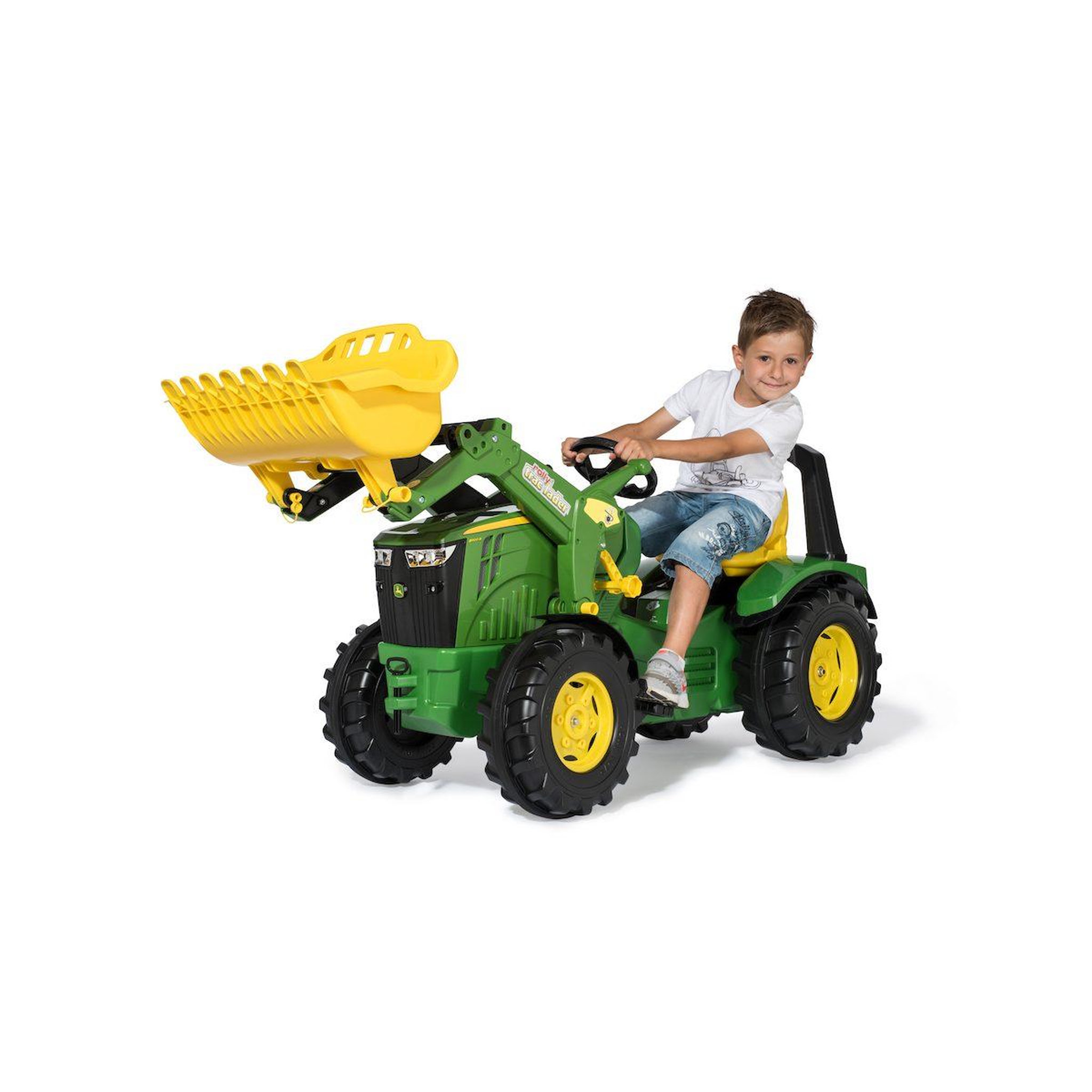 Voir la diapositive 2 : ROLLY TOYS Tracteur a pédales rollyx-trac premium john deere 8400r