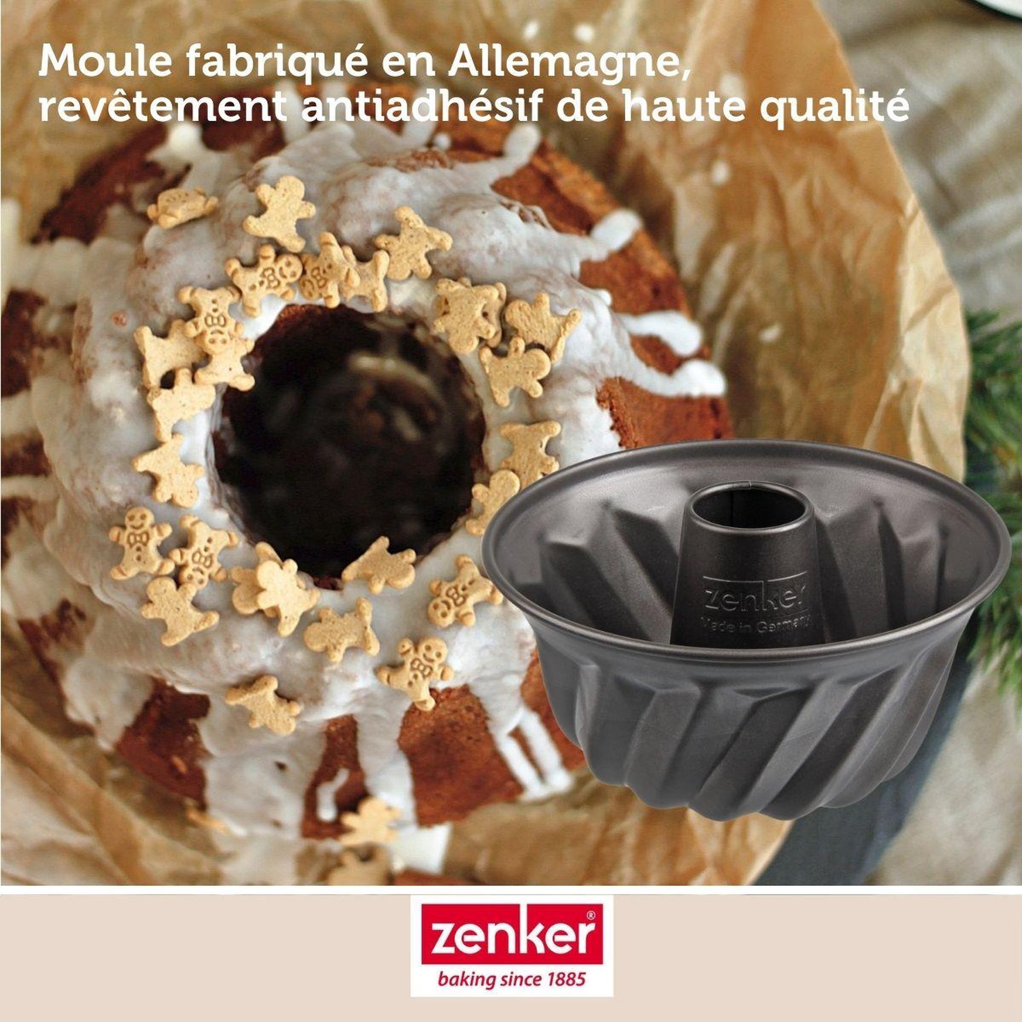 Voir la diapositive 4 : ZENKER Moule à kouglof 18 cm zenker spécial mini