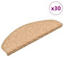 Voir la diapositive 1 : VIDAXL Tapis d'escalier 30 pcs dore 65x21x4 cm