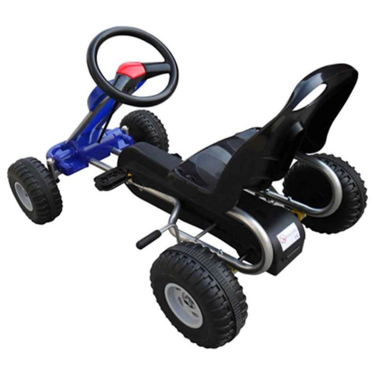 VIDAXL Kart à pédales Bleu