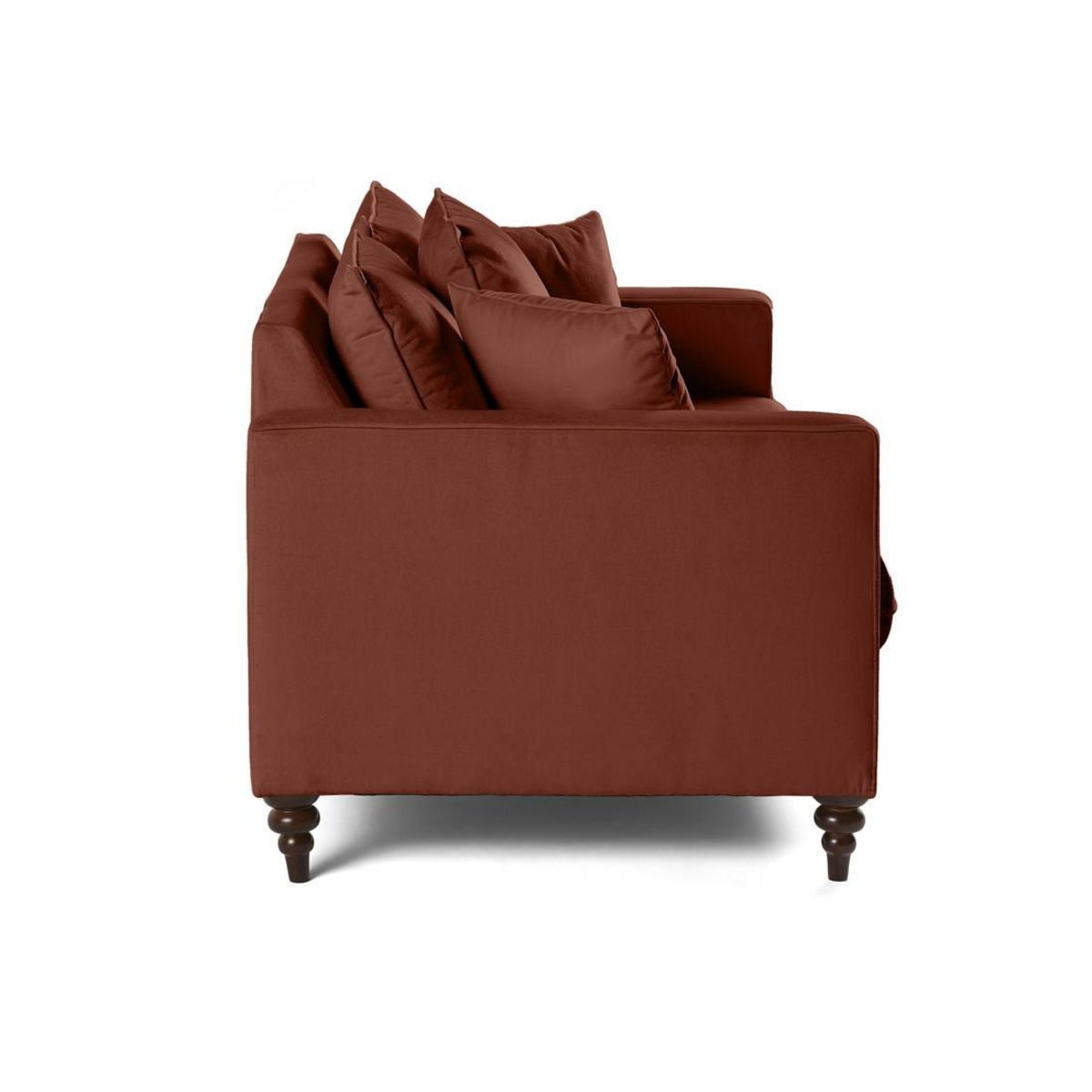 BEST MOBILIER Flamingo - canapé droit 2 places en velours