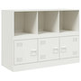 Voir la diapositive 2 : VIDAXL Buffet blanc 99x39x73 cm acier