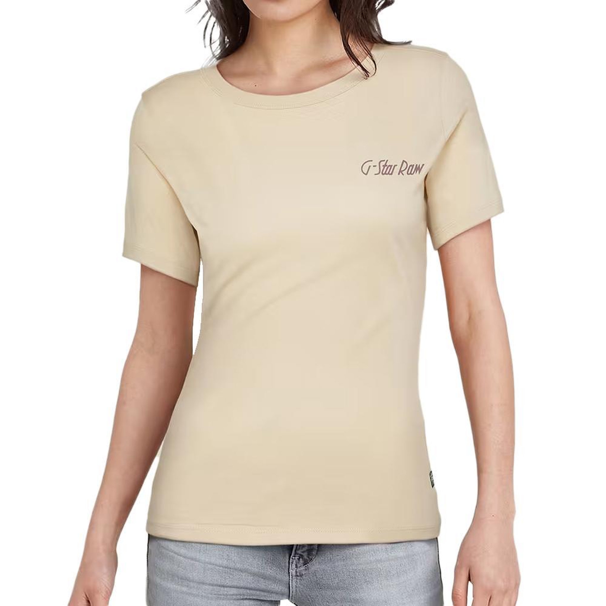G-Star Raw T shirt  Femme G Star Raw Stm Chest. Coloris disponibles : Beige