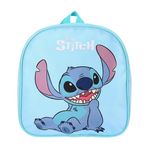 Bagtrotter Bagtrotter - Stitch  - Sac à Dos Scolaire Goûter 24 cm - Bleu Clair - 1 compartiment zippé - Bretelles en Sangle - 24x7x24 cm - Matière Polyester - Sac à Dos Scolaire Maternelle