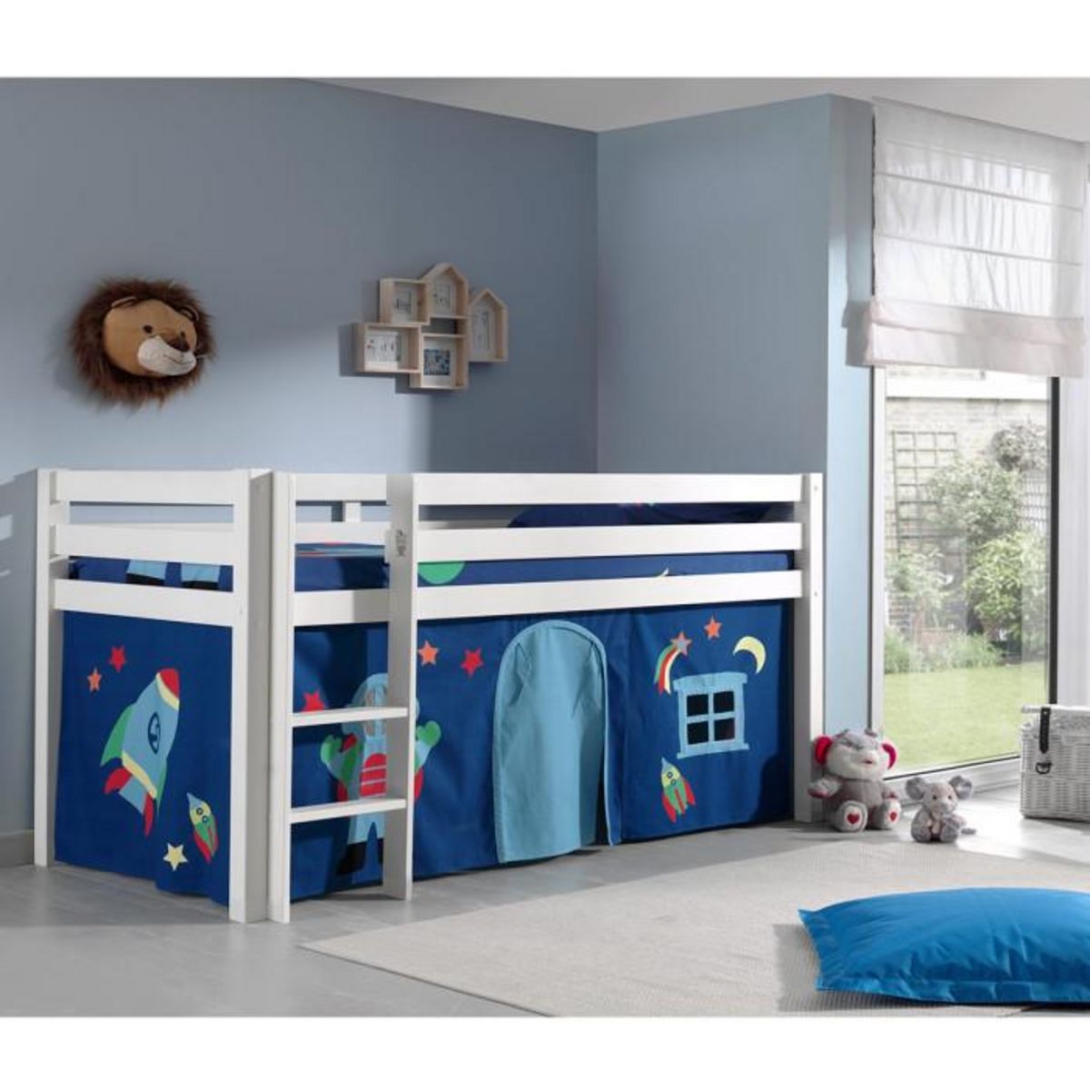 Paris Prix Lit Enfant  Pino Astronaute II  Blanc