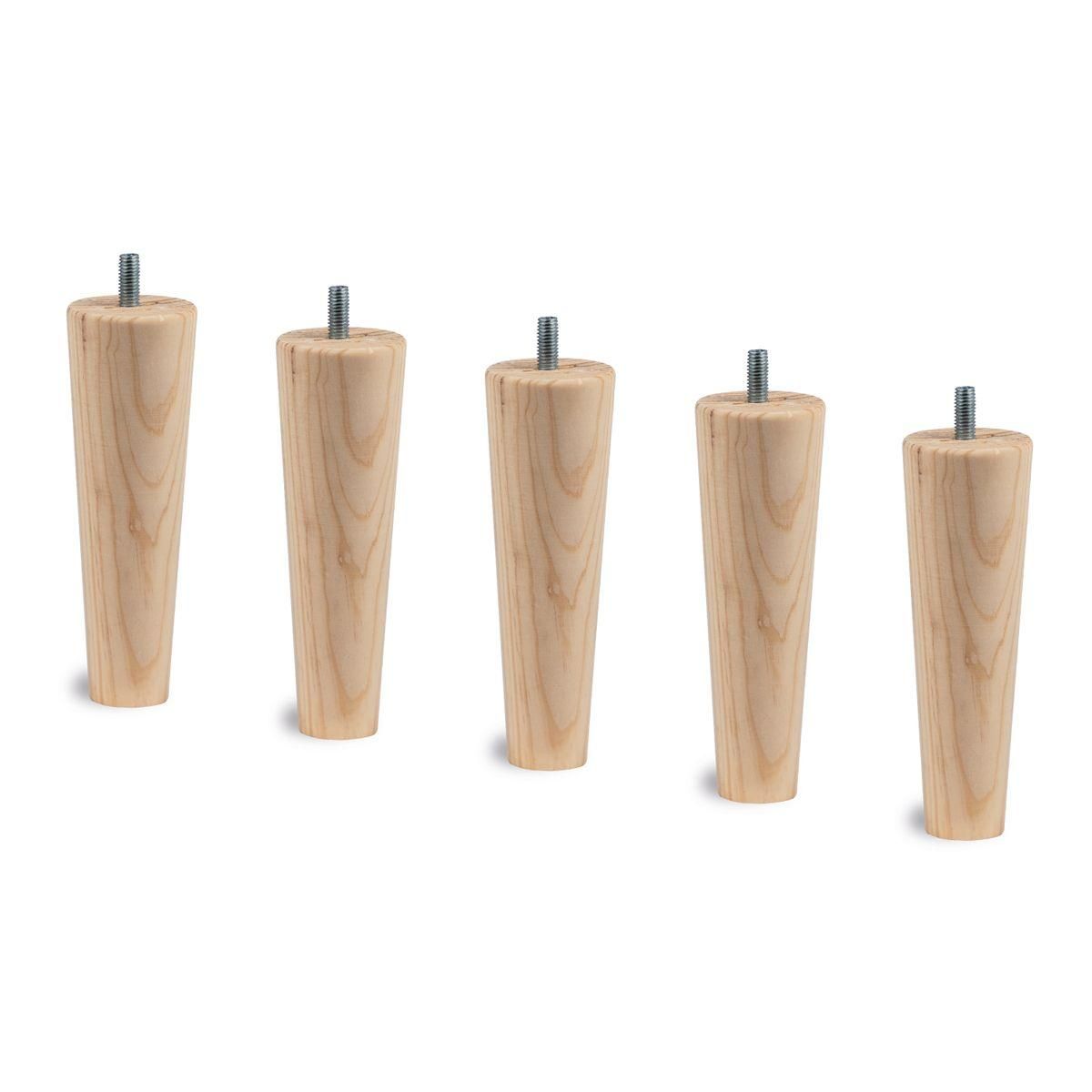 Sommeil de Plomb Lit avec tête de lit capitonnée tissu et sommier kit - Hauteur totale : 29cm