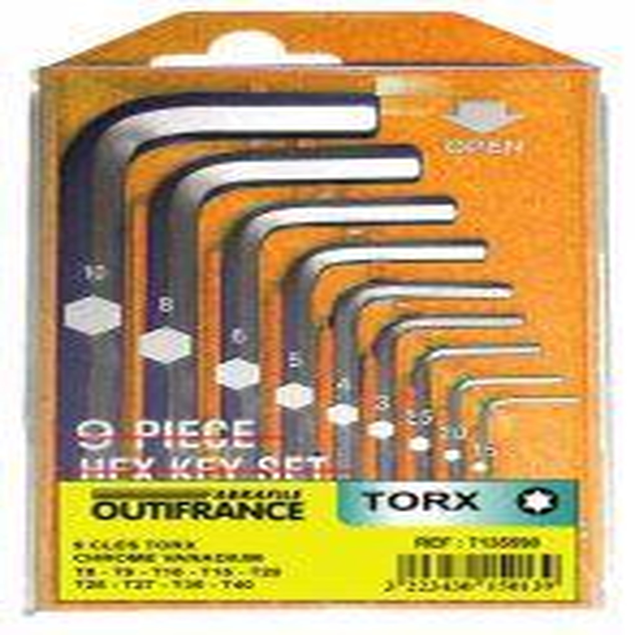 OUTIFRANCE Jeu de clés Torx en coffret
