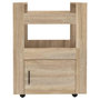 Voir la diapositive 5 : VIDAXL Chariot de cuisine Chene sonoma 60x45x80 cm Bois d'ingenierie