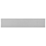 VIDAXL Tapis de couloir Gris clair 80x400 cm