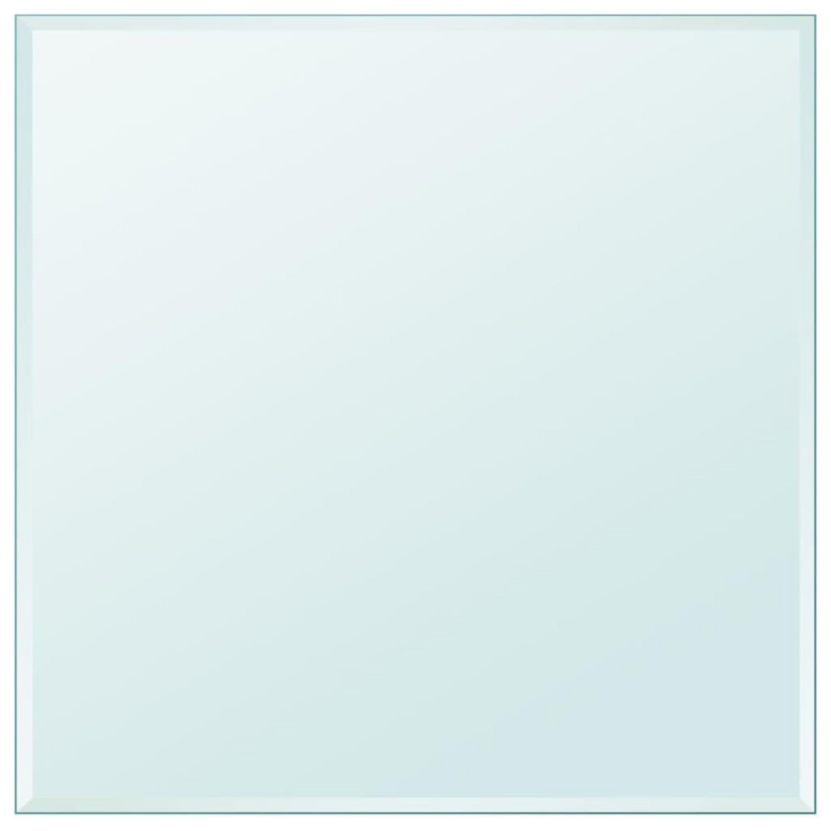 VIDAXL Dessus de table carre en verre trempe 700 x 700 mm