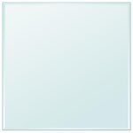 VIDAXL Dessus de table carre en verre trempe 700 x 700 mm