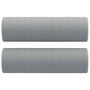 Voir la diapositive 5 : VIDAXL Ensemble de canapes 2 pcs coussins gris clair tissu