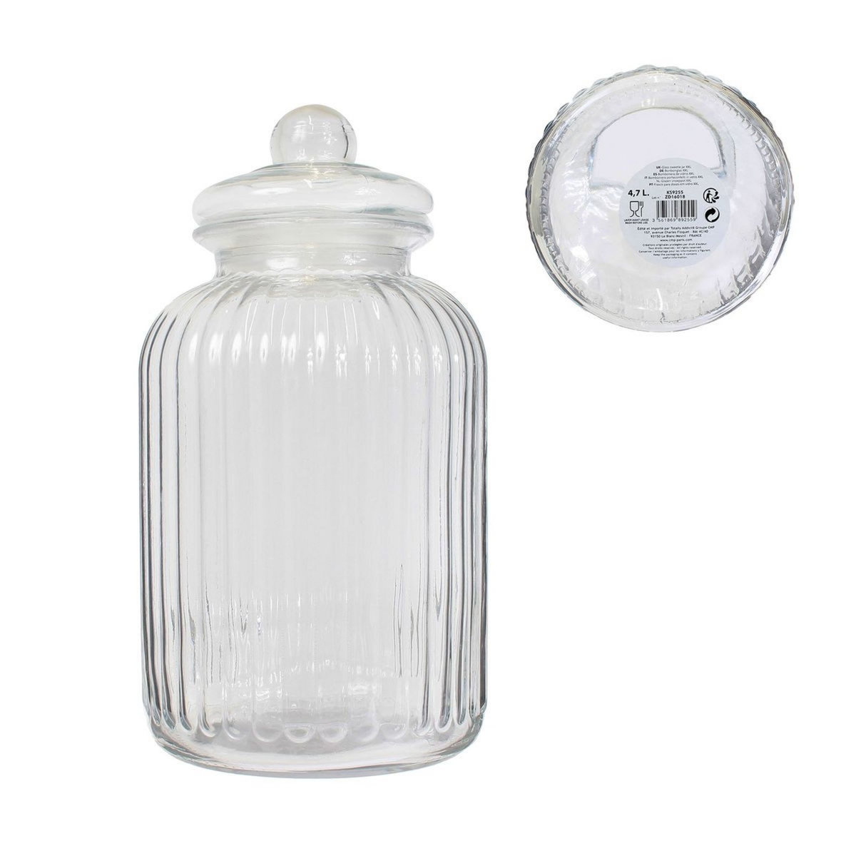 Bonbonnière XXL verre