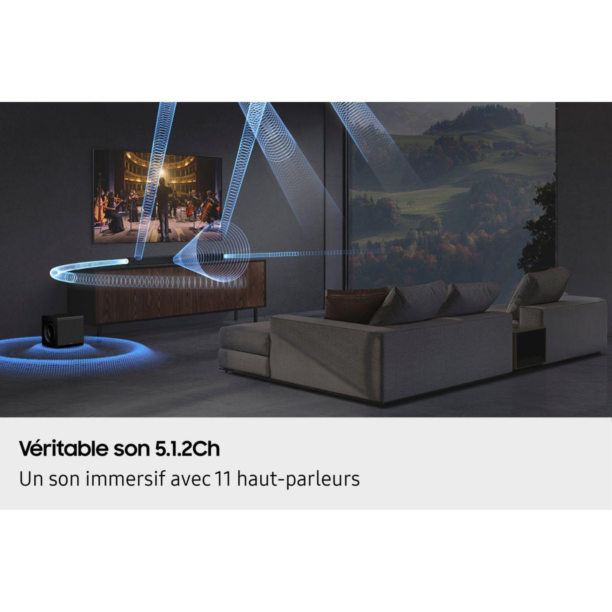 Voir la diapositive 3 : Samsung Barre de son hw-q810f