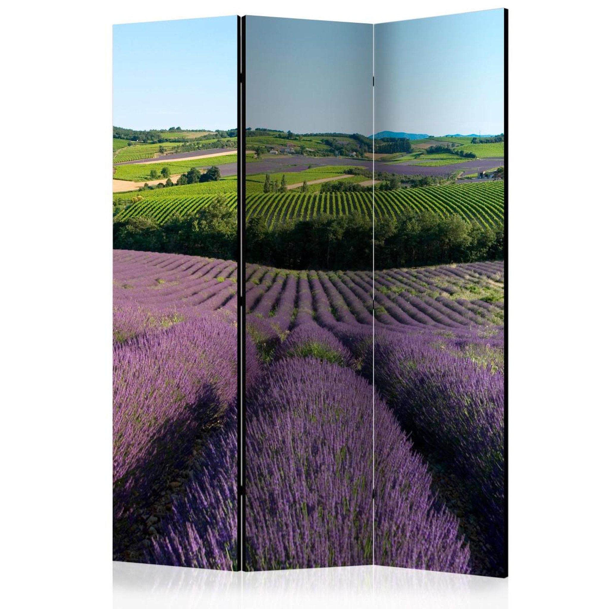 Paris Prix Paravent 3 volets  lavender fields  135x172cm