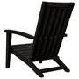 Voir la diapositive 5 : VIDAXL Chaise de jardin Adirondack noir polypropylene