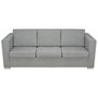 Voir la diapositive 4 : VIDAXL Canape a 3 places Tissu Gris clair
