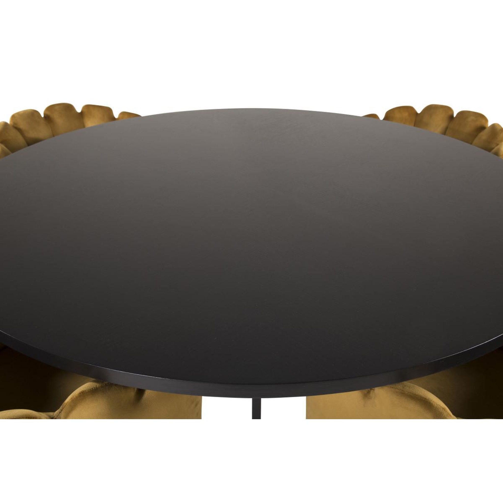 Voir la diapositive 2 : Paris Prix Ensemble table à manger & 4 chaises  copenhagen & limhamn  140cm jaune & noir