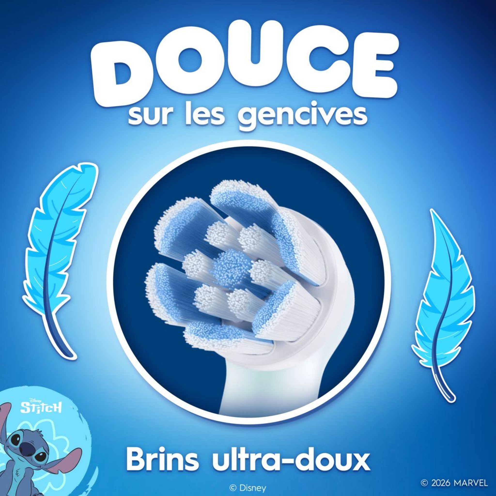 Voir la diapositive 4 : ORAL B Brossette dentaire gentle care stitch x3