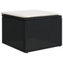 Voir la diapositive 5 : VIDAXL Salon de jardin 10 pcs avec coussins noir resine tressee