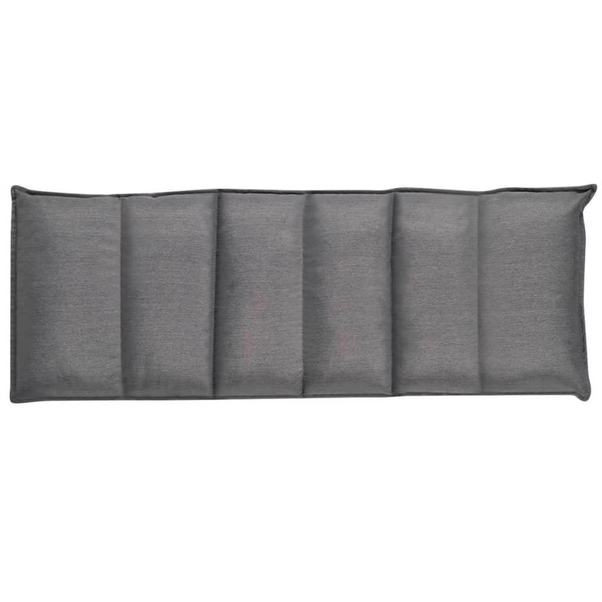 Voir la diapositive 3 : VIDAXL Chaise longue pliable de sol gris tissu