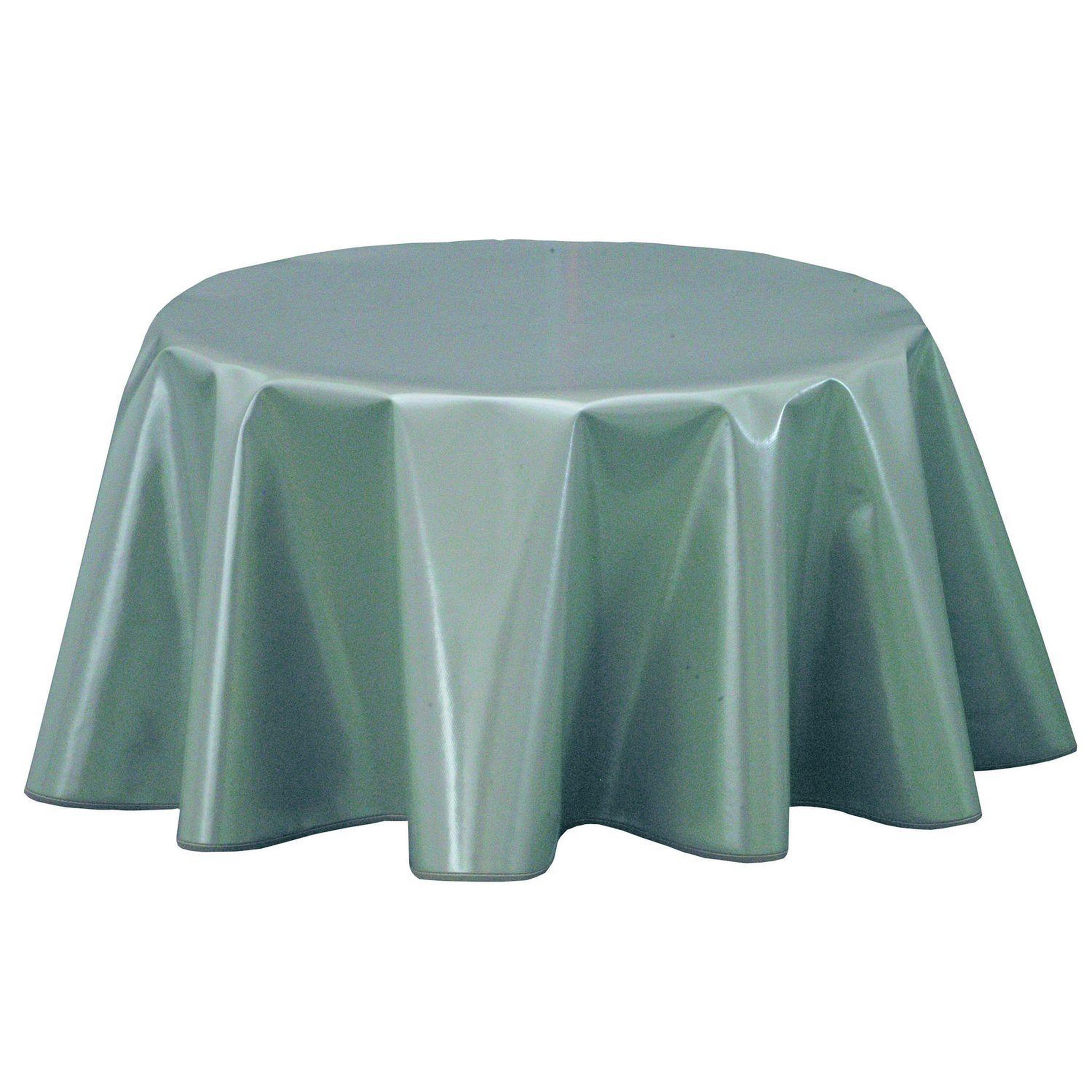 HABITABLE Nappe en toile cirée ronde design uni joys