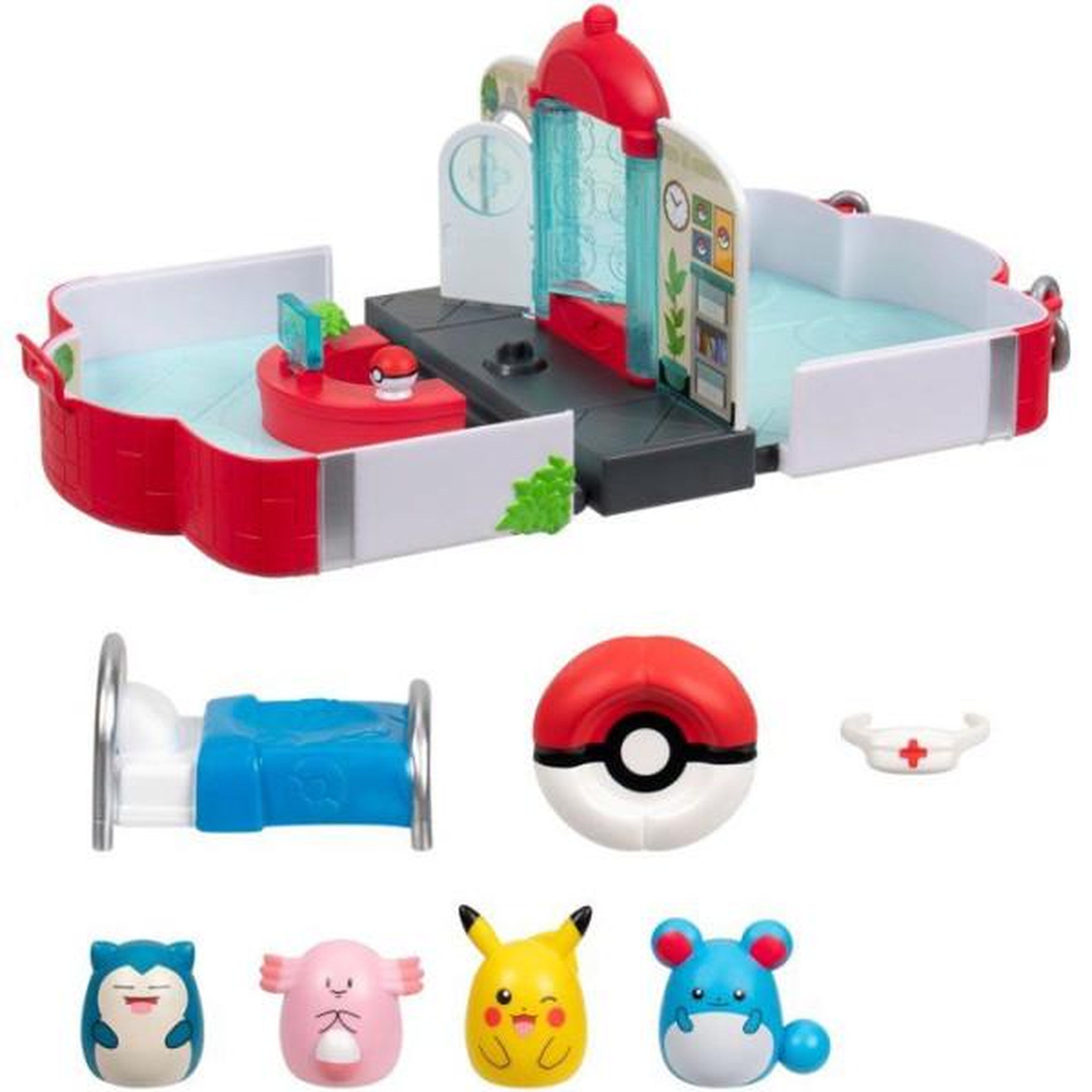 Voir la diapositive 3 : SQUISHMALLOWS Coffret de jeu Pokémon - SQUISHMALLOWS - Squish-a-longs - 4 Mini-Squish - Centre Pokémon