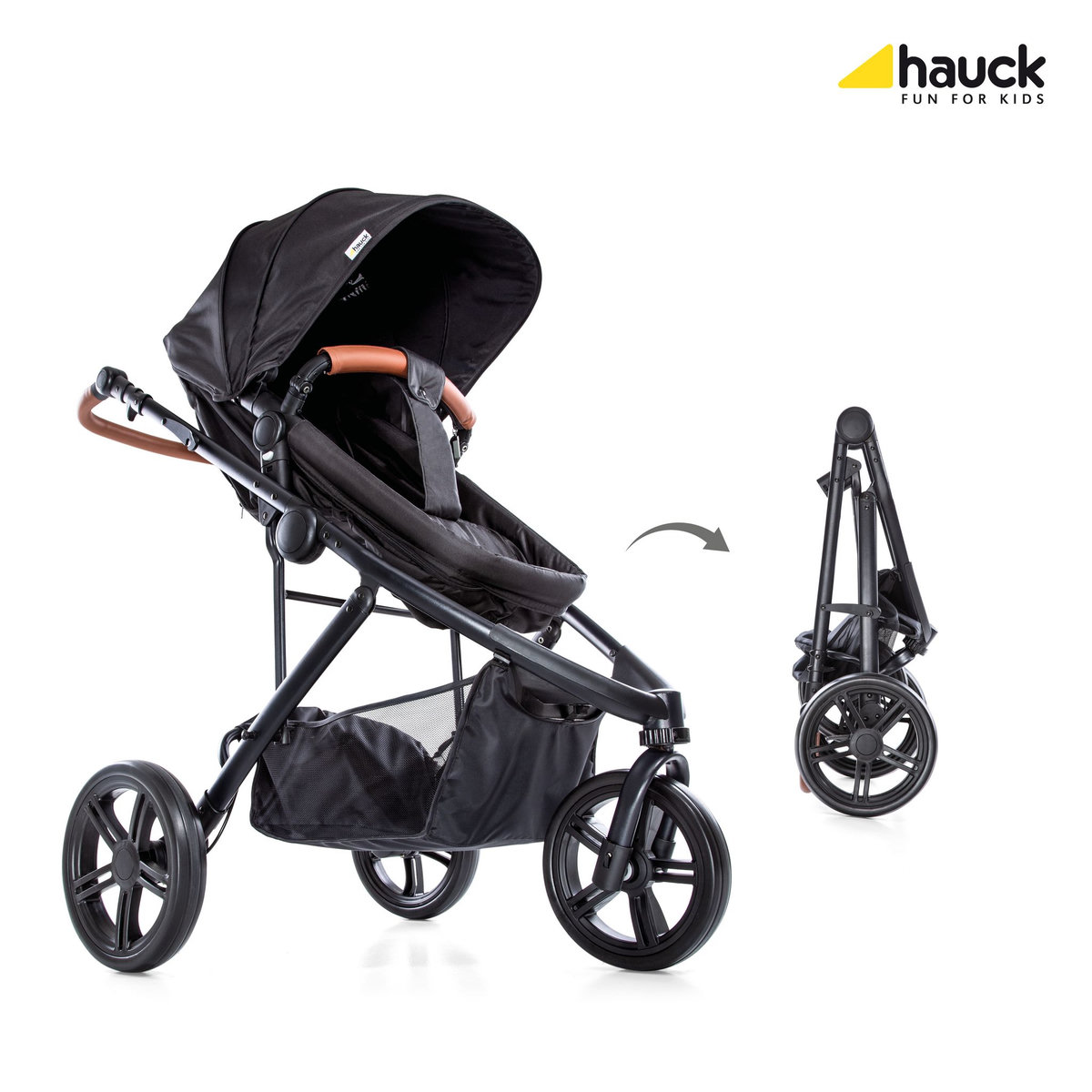 HAUCK Poussette combinée Pacific 3 Shop N Drive - Caviar