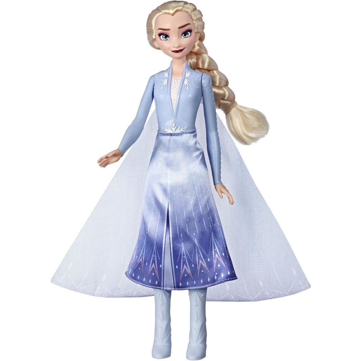 HASBRO Poupée Elsa avec robe lumineuse - La reine des neiges 2 pas