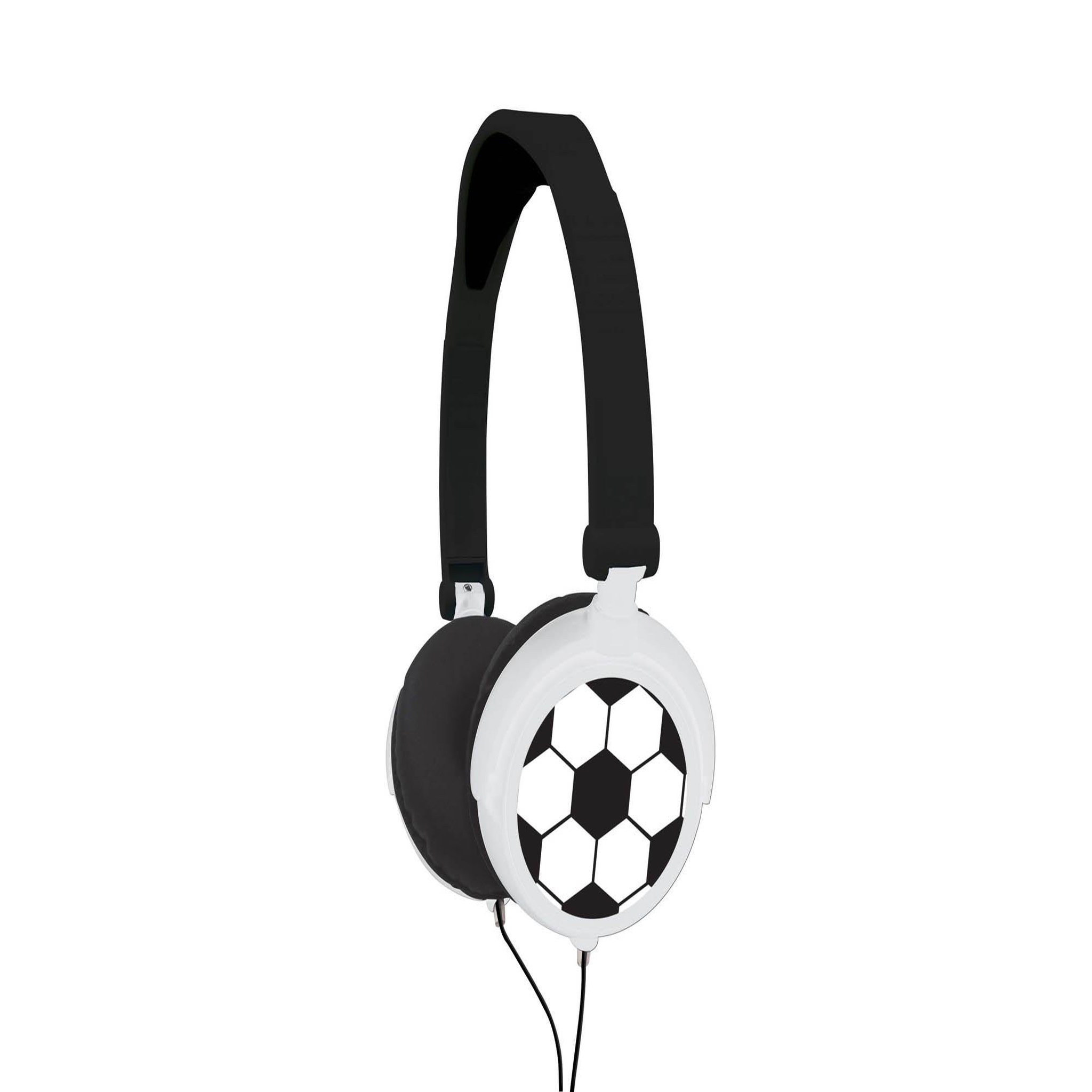 Lexibook Casque stéréo filaire pliable Football avec limitation de volume d'écoute