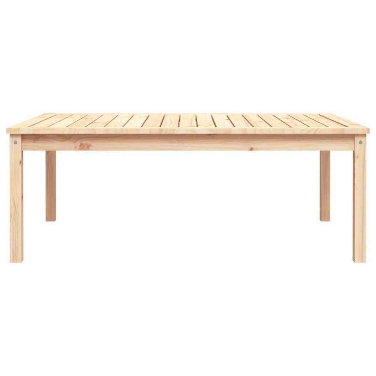 VIDAXL Table de jardin 121x82,5x45 cm bois massif de pin