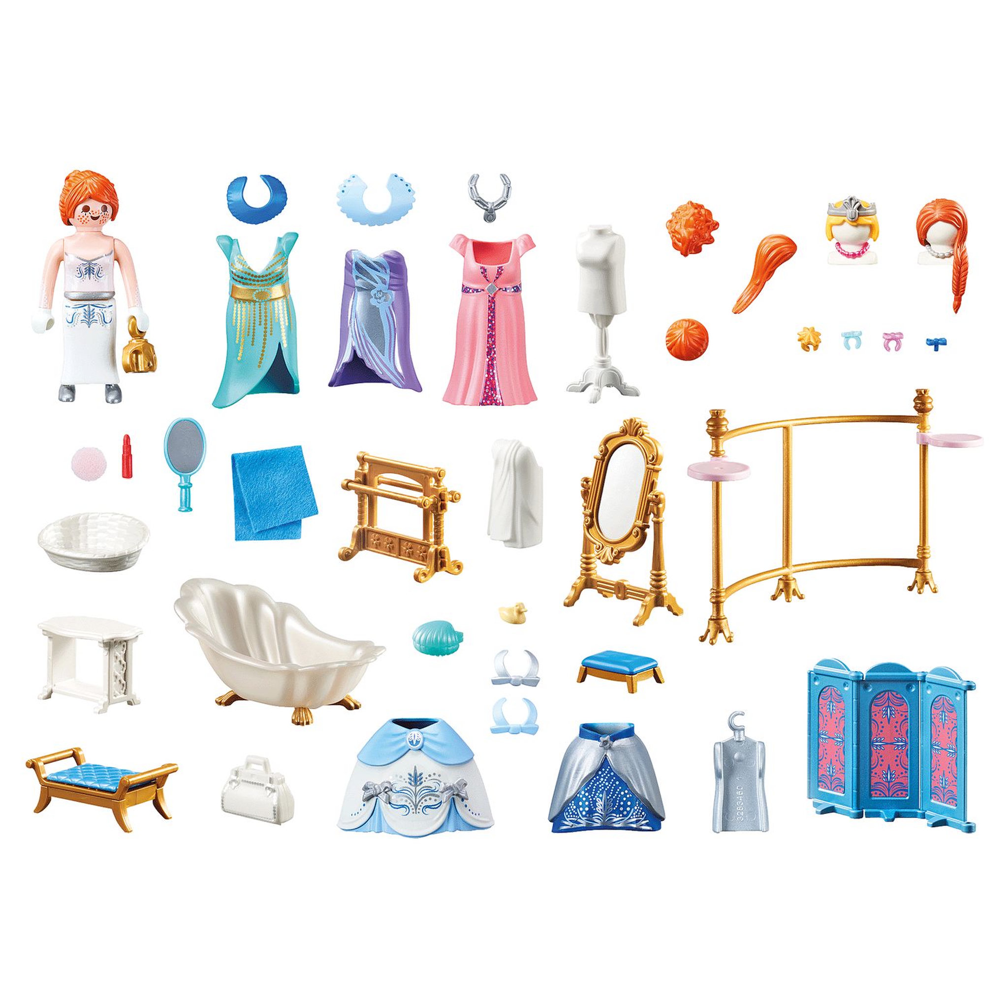 Voir la diapositive 2 : PLAYMOBIL 70454 - Princess - Salle de bain royale avec dressing