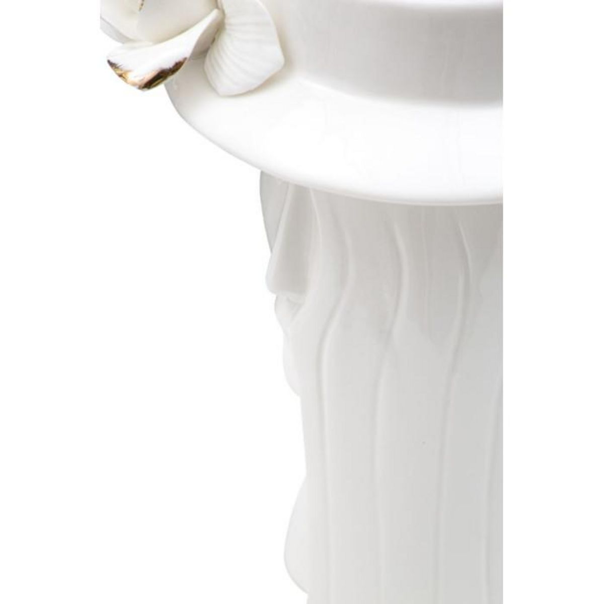 Paris Prix Vase Déco en Porcelaine  Woman Elegant  23cm Blanc