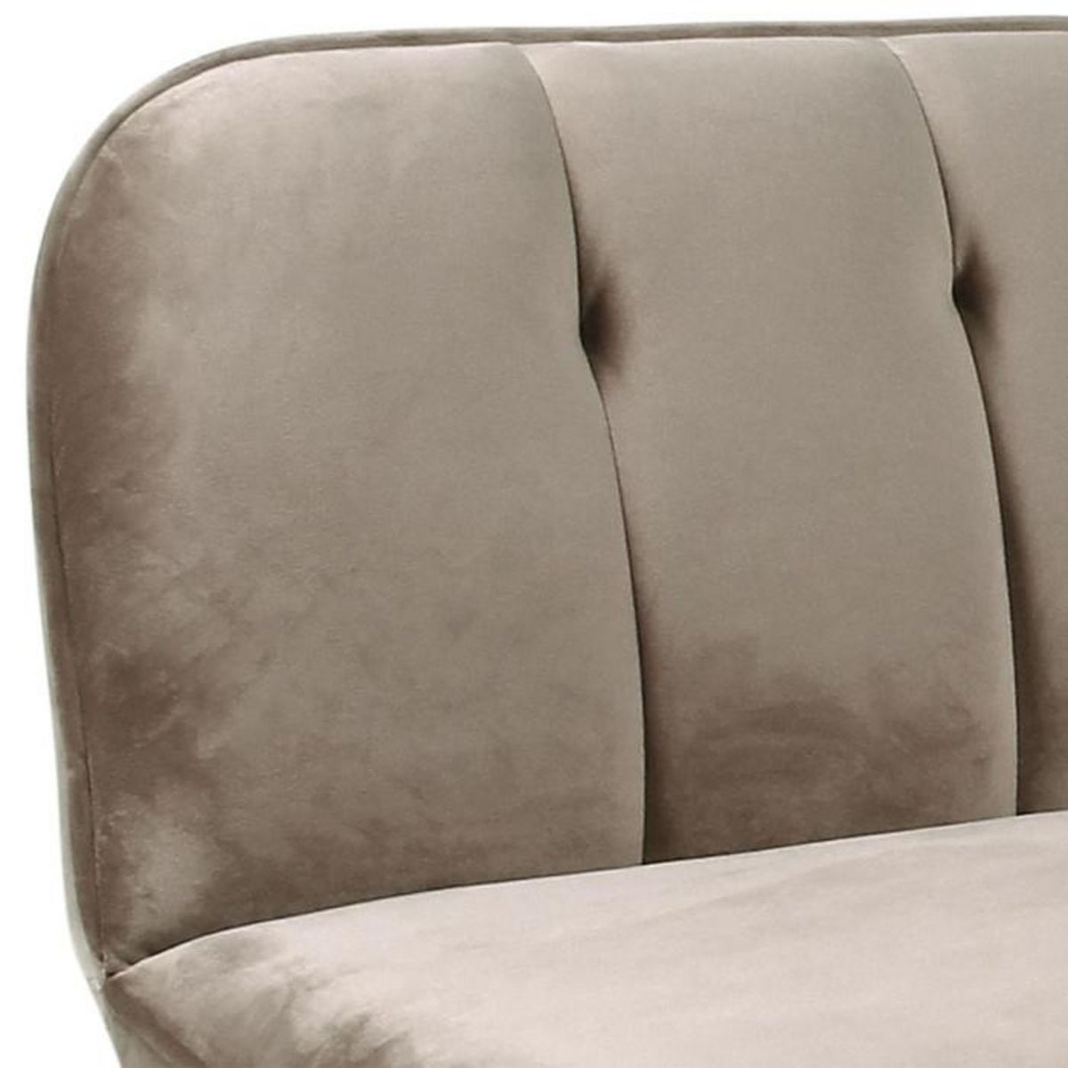 Paris Prix Canapé Convertible en Velours  Seattle  180cm Taupe