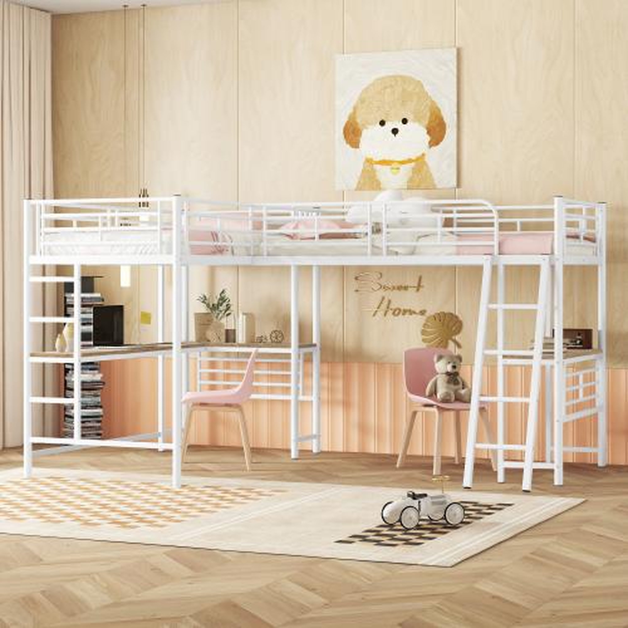 Voir la diapositive 4 : MERAX Lit mezzanine enfant