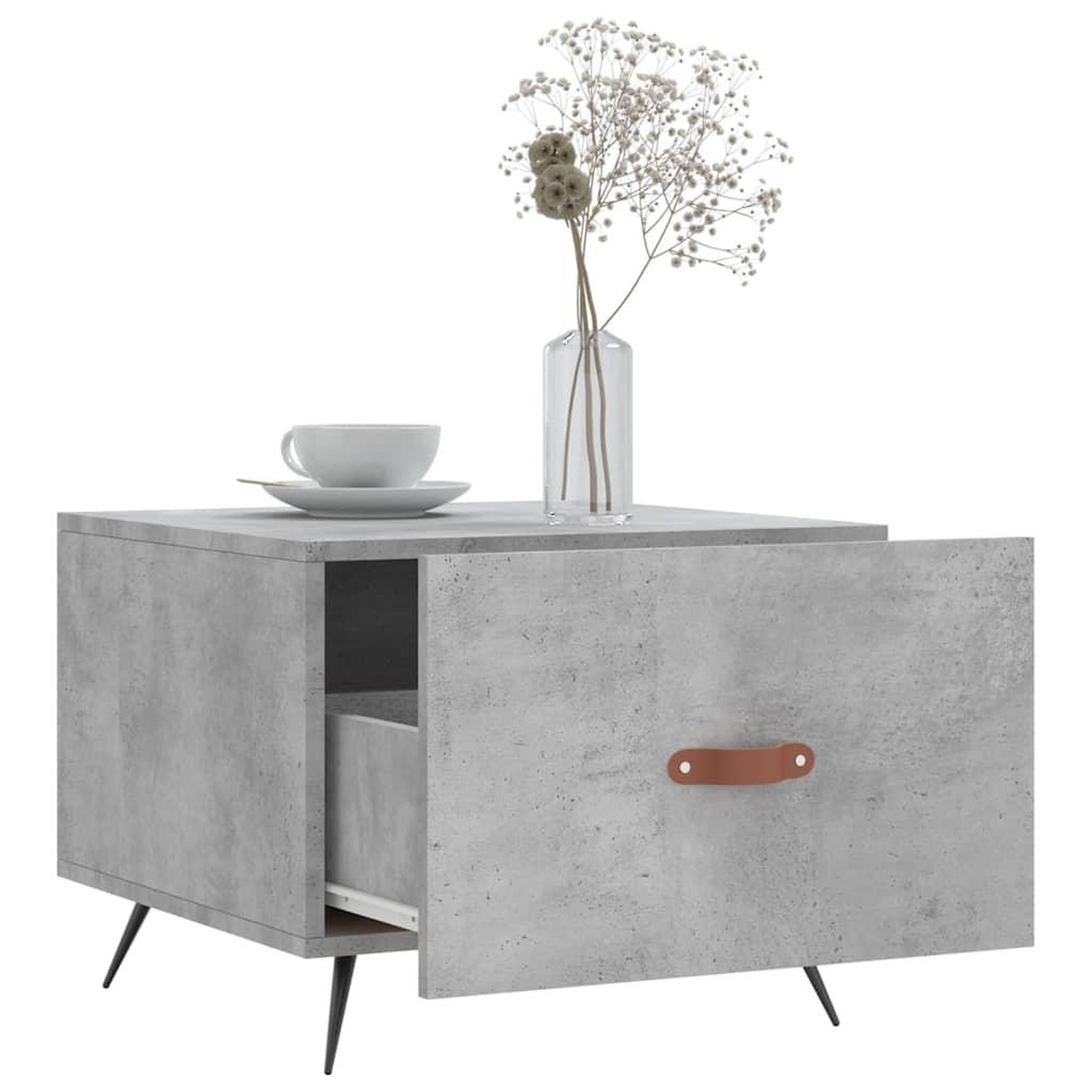 Voir la diapositive 4 : VIDAXL Tables basses 2 pcs gris beton 50x50x40 cm bois d'ingenierie