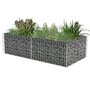 Voir la diapositive 1 : VIDAXL Jardiniere a gabion Acier galvanise 180 x 90 x 50 cm